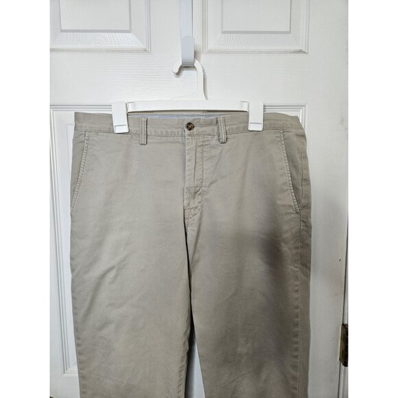 Polo Ralph Lauren Chino Pants Mens 35x30 Beige Cotton Straight Leg - Picture 2 of 8
